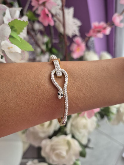 Bracciale rigido Serpente