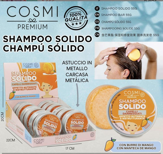 Shampoo solido capelli danneggiati