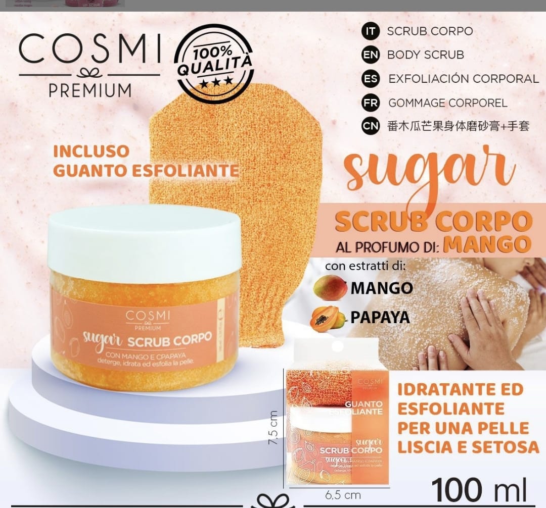 Set Scrub corpo Mango e Papaya